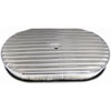 Nostalgic Polished Aluminum Oval Air Cleaner Kit 15" x 2" - image 1