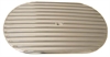 Nostalgic Polished Aluminum Oval Air Cleaner Top Only 15" x 2" - image 1