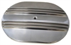 Nostalgic Polished Aluminum Oval Air Cleaner Top Only 12" x 2" - image 1