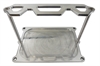 ALUM OPTIMA BATTERY TRAY FIT GROUP 34/78 POLISHED - image 1