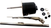 12V MOTOR AND WIPER KIT - UNIVERSAL FIT -BLACK FINISHED - image 1