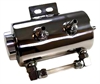ALUMINUM 3X5 OVERFLOW TANK W/ BRACKET AND 2 TUBES - POLISHED - image 1