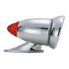 BULLET MIRROR WITH RED TURN SIGNAL - image 1