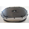 Oval Aluminum Air Cleaner Set 12" x 2" - image 1