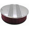 Finned Round Air Cleaner Set 14" x 4" - image 1