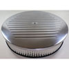 Round Ball-Milled Top Air Cleaner Set 14" x 3" - image 1