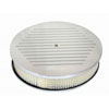 Round Ball-Milled Top Air Cleaner Set 14" x 3" - image 1