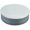 Round Ball-Milled Top Air Cleaner Set 14" x 3" - image 1