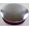 Round Ball-Milled Top Air Cleaner Set 14" x 4" - image 1