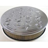 Round Raised Flame Style Top Air Cleaner Set 14" x 3" - image 1