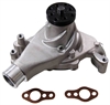 ALUMINUM SB CHEVY LONG WATER PUMP - SATIN - image 1