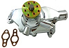R6960C High-Volume Short Water Pump for 1955-1968 Small Block Chevy [Chrome] - image 1