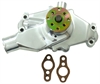 HIGH VOLUME ALUMINUM WATER PUMP 1955-68 SB CHEVY SHORT- SMOOTH STYLE- POLISHED - image 1