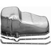 Raw Unplated Steel Claimer Style Oil Pan Pre-1980 Small Block Chevy 283-350 V8 - image 1
