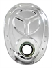 Steel Timing Chain Cover Chevy 409 - image 1