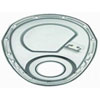 Unplated SB Chevy Timing Chain Cover with Tab - image 1