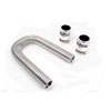 Polished Stainless Steel Radiator Hose Kit Hose Length: 24" - image 1