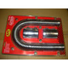 Chrome Stainless Steel Radiator Hose Kit Hose Length: 24"