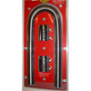Chrome Stainless Steel Radiator Hose Kit Hose Length: 36" - image 1