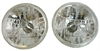 7 TRI-BAR HEADLIGHT W/ CLEAR DOT - image 1