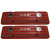SMALL BLOCK CHEVY V/C 350 LOGO ORANGE PR - image 1