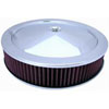 Round Muscle Car Style Top Air Cleaner Set 14" x 3" - image 1