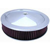 Round Muscle Car Style Top Air Cleaner Set 14" x 3" - image 1