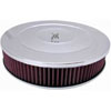 Round Performance Style Air Cleaner Set 14" x 3" - image 1