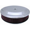 Round Race Car Style Air Cleaner Set 14" x 3" - image 1
