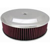 Round Race Car Style Air Cleaner Set 14" x 4" - image 1