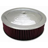 Round Flame Style Muscle Car Style Top Air Cleaner Set 14" x 4" - image 1