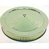 Round Flame Style Muscle Car Style Top Air Cleaner Set 14" x 3" - image 1