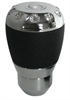 ALUMINUM LEATHER AND CRYSTAL SHIFT KNOB - image 1