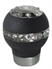 ALUMINUM LEATHER AND CRYSTAL SHIFT KNOB - image 1