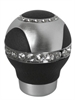 ALUMINUM LEATHER AND CRYSTAL SHIFT KNOB - image 1