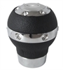 ALUMINUM LEATHER AND CRYSTAL SHIFT KNOB - image 1