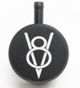 Billet Aluminum Push In Breather w/Vintage Ford Logo and PCV Tube - image 3