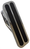 Chrome Aluminum Gas Pedal with 2 Rubber Inserts - Floor Mount - image 1
