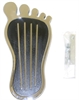 Barefoot Style Gas Pedal Black Powdercoated Inlay - image 1