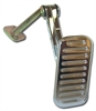 GAS PEDAL - CHROME ALUM PAD - image 1