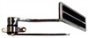 Aluminum Gas Pedal Pad/Steel Arm 2 Rubber Inserts - image 1
