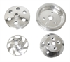 CHEVY SB SHRT W/P SERPENTINE PULLEY POL - image 1