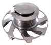 POLISHED BILLET ALUMINUM ALTERNATOR PULLEY FAN - image 1