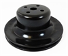 BLACK FORD 1965-66 289 SINGLE GROOVE PULLEY - UPPER - image 1
