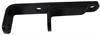 BLACK PRE-1969 SB CHEVY 283-350 SWP ALTERNATOR / GENERATOR HEADER BRACKET - image 1