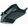 Black Powdercoated Steel Stock Oil Pan 1980-85 Small Block Chevy 283-400 V8 - image 1