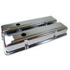 Chrome Steel Valve Covers 1958-86 Small Block Chevy 283-305-327-350 - image 1