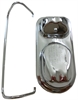 Chrome Steel Brake Master Cylinder Cover 1973-83 Ford - image 1