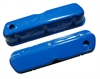 Tall Blue Steel Valve Covers 1962-85 Small Block Ford 260-289-302-351W-5.0L V8 - image 1