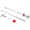 Chrome 10 J-Style T-Bar Battery Holddowns - image 1